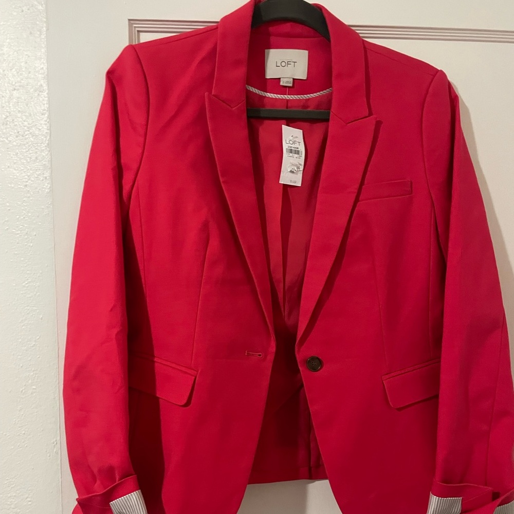 Red blazer